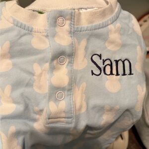 Blue Bunny Easter Kids Pajamas